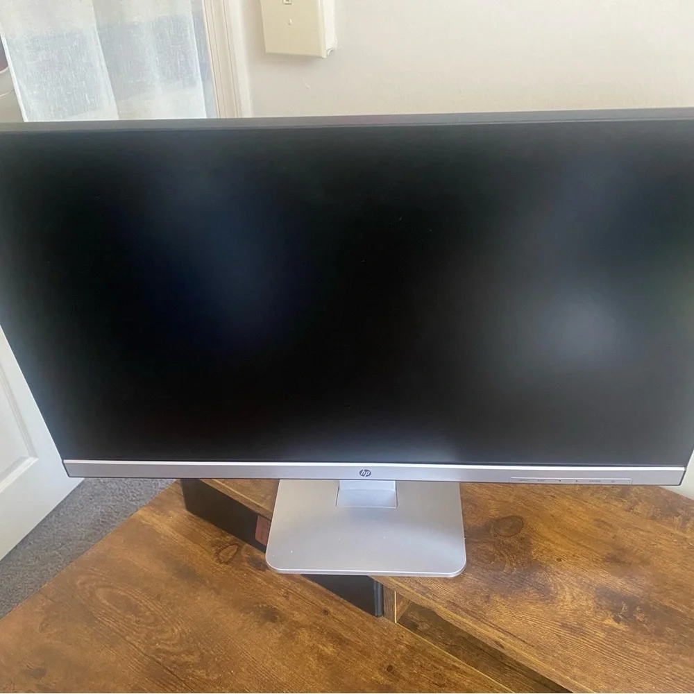 HP Monitor with Silver Stand
